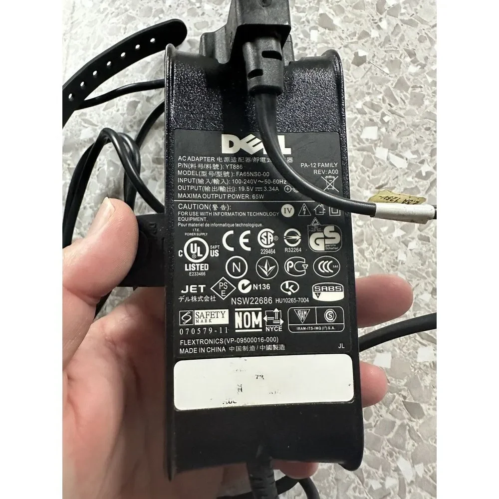 Genuine Dell Laptop Charger AC Adapter Power Supply PA-1650-05D2 F7970 19.5V 65W